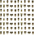 WOCRAFT 60pcs Antique Gold Bails Charms Bracelet Charms for Jewelry Making Sets DIY Necklace Bracelet Keychain Crafting Charms Kit Craft Supplies (SN852)