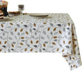Rectangle Table Cloth,100% Waterproof Tablecloth Oil Proof Spill Proof Vinyl Table Cloth, Wipe Clean Plastic Table Cover for Dining, Camping, Indoor and Outdoor 54" x 102",Leaf