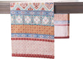 Maison d' Hermine Table Runner 100% Cotton Single Layer Table Runners 108 inches Long for Thanksgiving Christmas Decorations Home Kitchen Dining Party Wedding (Romane, 14.5" x 108")