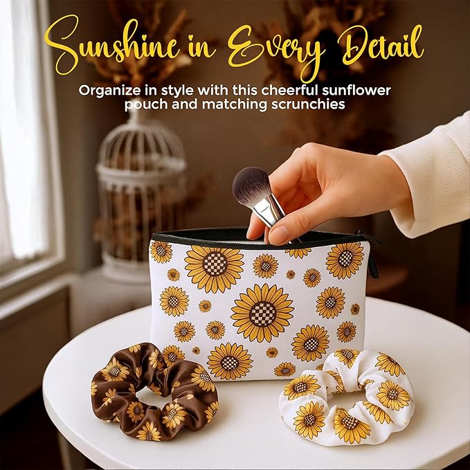 Andlane Sunflower Gifts for Women - Unique Gift Basket Set - Birthday Gifts for Women, Best Friend, or Sister - Sunshine Box Care Package, Get Well Soon, Thinking of You, Friendship Basket 18Pcs Large