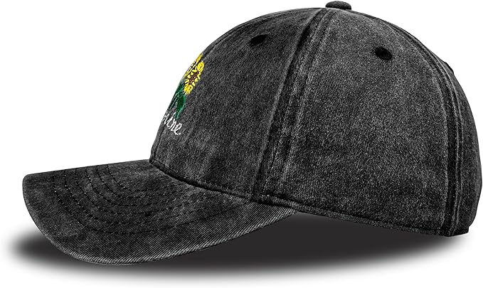 Sunshine Flower Trucker Hat Sun Baseball Cap for Women Snapback Adjustable Hats Gift