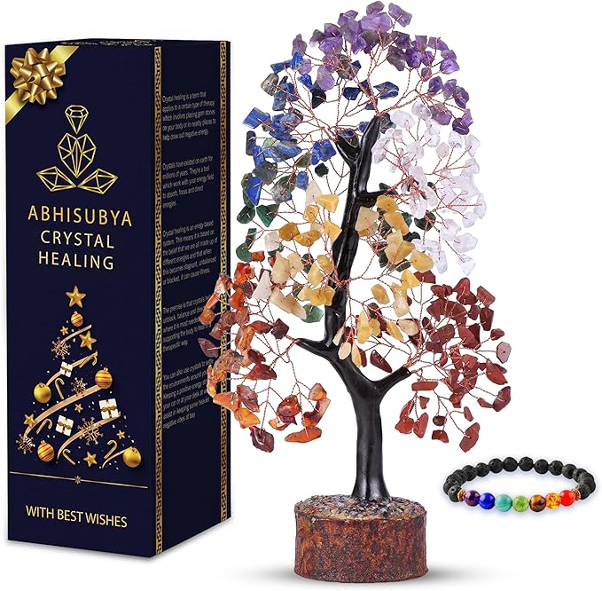 Chakra Crystal Tree, Gem Stones And Crystals, Spiritual Decor, Crystal Tree Of Life, Home Decor Gifts, Crystals Tree, Money Tree, Healing Crystal Gifts, Chakra Crystals, Crystals Gifts For Women