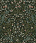 NextWall Seabrook Designs Victorian Garden Floral Vintage Prepasted Wallpaper (Greenery)