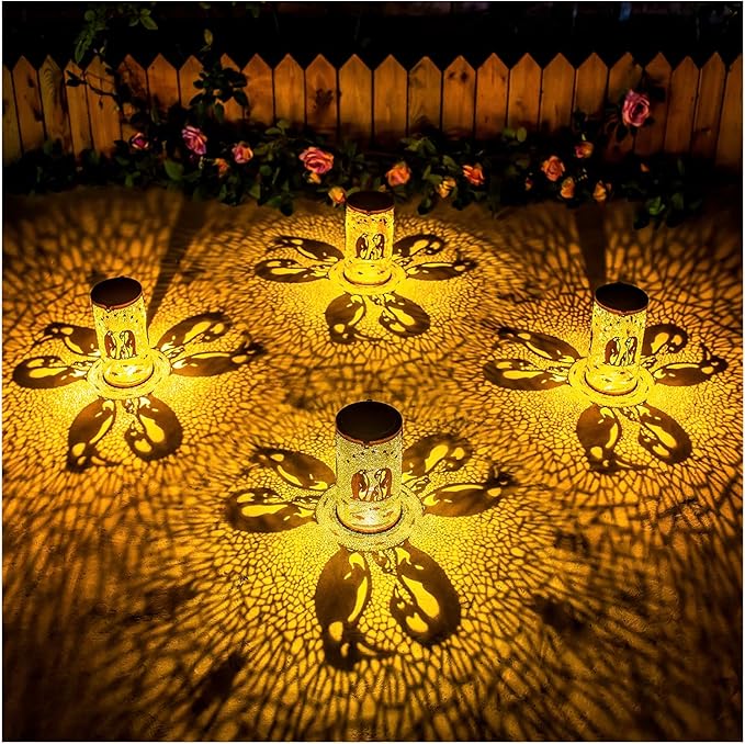 Christmas Gifts for Women Penguin Solar Lanterns Outdoor Waterproof Hanging Solar Lights Penguin Gifts for Women Men Metal Decorative LED Lanterns for Garden Decor,Yard,Patio,Lawn,Tabletop,Pathway