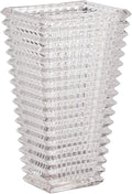MCMCNCUIU Crystal Glass Vase, Large Crystal Vases for Flowers, Large Flower Vase, Clear Modern Vases for Living Room, Bedroom, Kitchen, Dining Table, Mantle, Wedding, 11 Inches