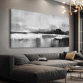 Abstract Wall Art Decor Modern paintings Wall Home Decor Wall Art Canvas Prints Black and White Wall Artwork for Living Room Bedroom Kitchen Office Decor 24"×48"
