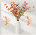 ZMTECH 12pcs Fake Flowers for Vase, Fall Bouquet Artificial Flowers for Home Decor, Silk Flowers with Stems for DIY Floral Arrangements Vase Fillers Home Decorations