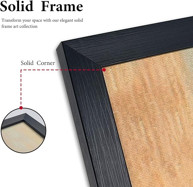 Blue Ocean Large Wall Art Framed Wall Decor for Living Room Ocean Reef Pictures Oversized Canvas Print Painting Modern Extra Large Artwork for Bedroom Office Home Decor 60"x30"