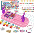 Arts and Crafts for kids Ages 8-12,Friendship Bracelet Making Kit for Girl,DIY Arts and Crafts Maker for Kids,Jewelry Making Kit Christmas Gifts for Ages 6 7 8 9 10 11 12 Year Old (pink/purple)