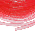 Mesh Tube Ribbon 25 Yards, 8mm Elastic Fabric Ribbons Mesh Tubing for Crafts/Gift Wrapping/Flower Bouquets/Wedding/Birthday/Holiday/Wreaths Christmas/Decoration[Persian Red]
