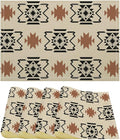 Aztec Placemats Set of 4 Boho Abstract Pattern Geometric Art Printed Dining Table Mats for Restaurant Home Kitchen Holiday Decor 12x18in