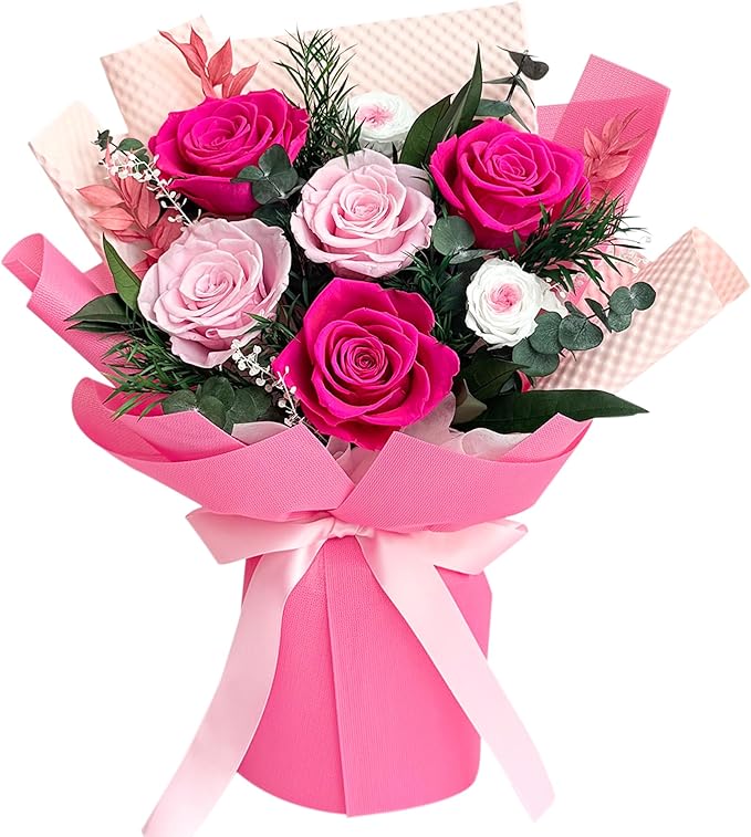 Vrioca Flowers for Delivery, Preserved Flowers Bouquets, Birthday Gifts for Women Mom