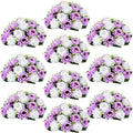 Flower Centerpieces for Wedding Tables: Wedding Table Decorations Lilac & White Flower Balls Centerpieces for Engagement Cerebration Party Center Pieces 10 Packs
