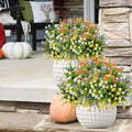 Outdoor Artificial Flowers UV Resistant, 20 Bundles Fake Realistic Floral Greenery Plants for Outside Porch, Window Boxes, Garden, Yard, Inside Home Table Decor, MixColorA