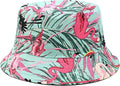 Mashiaoyi Unisex Print Double-Side-Wear Reversible Bucket Hat