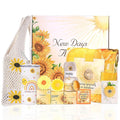 Sunflower Birthday Gifts for Women Self Care Gift - Sending Sunshine Gifts Box Get Well Soon Sympathy Gift Basket for Women New Mom Care Package, Christmas Gifts Relaxation Gifts for Mom Her Coworkers