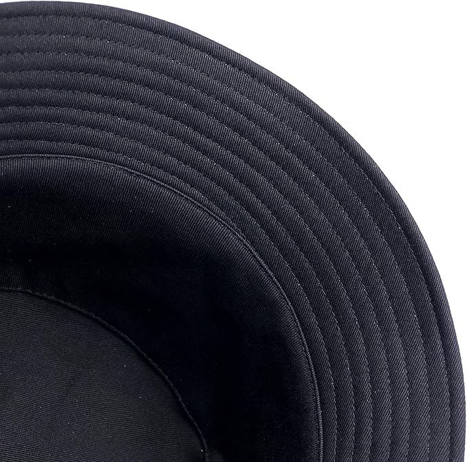 Flower Reversible Bucket Hat Cotton Summer Travel Beach Sun Hats Emboridery for Women Men
