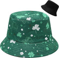 Malaxlx Bucket Hat Beach Sun Hat Fishing Hat for Women Men, Outdoor Travel Reversible Double Side Wear Fisherman Hat