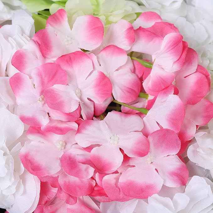 Artificial Flower Wall Panels, Silk Wedding Flower Wall Backdrop Panel, 3D Floral Panel Artificial Floral Wall Mat Flower Screen for Photo Party Wedding Wall Background Decor (6PCS Fruit-Green)