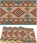 Retro Aztec Placemats Set of 4 Boho Western Native American Tribal Art Printed Dining Table Mats for Restaurant Home Kitchen Holiday Decor 12x18in