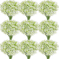 ASTRYAS 60Pcs Babys Breath Artificial Flowers, Baby Breath Flowers Artificial Bulk, Fake White Gypsophila Babies Breath Real Touch Flowers for Wedding Bouquet Floral Arrangement Party Home Decor