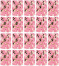 20 PCS Artificial Flower Wall Panel,Each Panel 24" x 16"3D Silk Rose Hydrangea Floral Backdrop,Handmade Eco-Friendly Flower Wall Photo Backdrop Decor (type2)