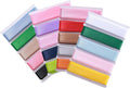 5/8 inch 20 Colors Satin Ribbon Set, 5/8" X2Yd x 20Rolls Rainbow Ribbons for Gift Wrapping, Wedding Party Decoration, Invitations, Bridal Bouquets, Total 40 Yards