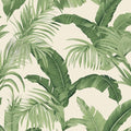 Leaf Wallpaper Peel and Stick, Beige Green Botanical Contact Paper, Tropical Palm Leaves Wall Paper Self Adhesive Waterproof Removable for Room Shelves Cabinet Drawer Table 17.5" x 118"