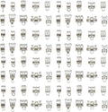 WOCRAFT 60pcs Bright Silver Bails Space Beads Bracelet Charms for Jewelry Making Sets DIY Necklace Bracelet Keychain Crafting Charms Kit Craft Supplies (SN855)