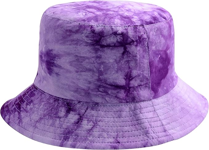 Flower Reversible Bucket Hat Cotton Summer Travel Beach Sun Hats Emboridery for Women Men