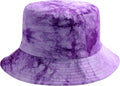 Flower Reversible Bucket Hat Cotton Summer Travel Beach Sun Hats Emboridery for Women Men