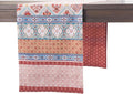 Maison d' Hermine Table Runner 100% Cotton Double Layer Table Runners 108 inches Long for Thanksgiving Christmas Decorations Home Kitchen Dining Party Wedding (Romane, 14.5" x 108")