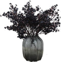 JAKY-Global Babys Breath Silk Artificial Flowers Bulk with Vase 10pcs for Fall Decor Fake Flower Bouquet Bulk for Home Kitchen Indoor Bouquet Floral Arrangement Table Centerpieces Party Decor(Black)