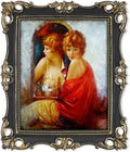 SIMON'S SHOP 8x10 Picture Frame for Wall and Tabletop, Vintage Picture Frames in Black with Gold Accents, Antique Style Gothic Frame for Photos Artworks
