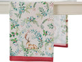 Maison d' Hermine Table Runner 100% Cotton Single Layer Table Runners 72 inches Long for Thanksgiving Christmas Decorations Home Kitchen Dining Party Wedding (Holly Time, 14.5" x 72")