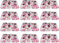 12Pcs 15.75" x 23.62x 0.79 Artificial Flower Wall Panels,Flower Wall Mat Silk Flower Panels for Outdoor Garden Backyard Fence Fence Privacy Screen and Indoor Wall Decor(12Pcs White+Pink)
