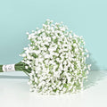 Yastouay Babys Breath Artificial Flowers, 16Pcs Fake White Babys Breath Flowers Artificial Bulk, Real Touch Faux Babies Breath Gypsophila Bouquet for Wedding Floral Arrangement Party Decor