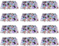 12Pcs 15.75" x 23.62x 0.79 Artificial Flower Wall Panels,Flower Wall Mat Silk Flower Panels for Outdoor Garden Backyard Fence Fence Privacy Screen and Indoor Wall Decor