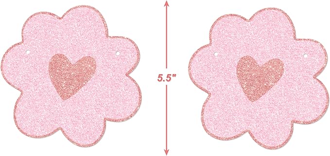 Baby in Bloom Banner, Pre-Strung Floral Onesie Garland Baby Shower Banner for It's a Girl Baby Shower Decoration