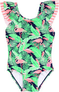RuffleButts® Baby/Toddler Girls Ruffle Strap One Piece Swimsuit w/UPF 50+ Sun Protection