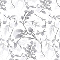 Orainege Gray Floral Peel and Stick Wallpaper - Self Adhesive Contact Paper, Waterproof, 17.7 in 393.7 in - Removable for Bedroom, Bathroom, Cabinets Decor
