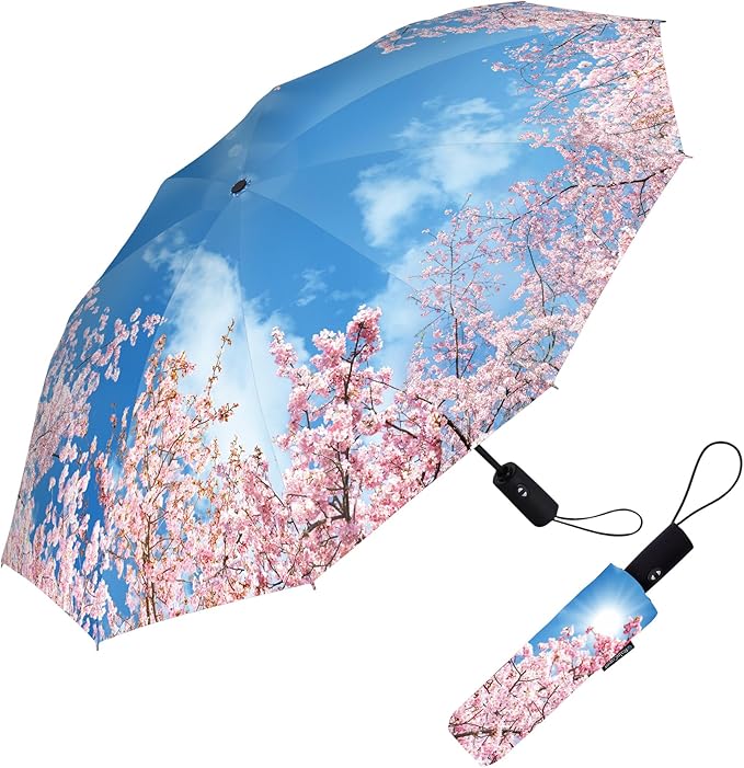 RainCaper Folding Travel Umbrellas