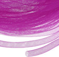 Mesh Tube Ribbon 25 Yards, 10mm Elastic Fabric Ribbons Mesh Tubing for Crafts/Gift Wrapping/Flower Bouquets/Wedding/Birthday/Holiday/Wreaths Christmas/Decoration[Persian Rose]