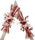 Wedding Arch Flowers, Artificial Flowers for Decoration, Large Flower Swag for Boho Styles Wedding Ceremony Floral Decor - Pack of 2