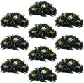 Flower Centerpieces for Wedding Tables: Halloween Table Decorations Black Flower Balls Centerpieces for Engagement Cerebration Party Gothic Center Pieces 2 Packs