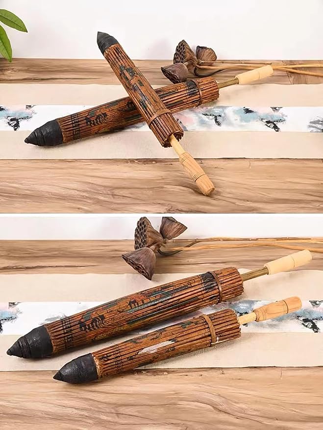 Chinese Japanese Handmade Parasol Umbrella,Asian Decoration DIY Art Dance Classical Umbrella for Wedding Parties Photography Costumes Cosplay