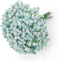 DEEMEI Babys Breath Artificial Flowers 10Pcs 30 Branches Fake Babys Breath Flowers Artificial Bulk Blue Gypsophila Bouquets Real Touch Faux Flowers for Wedding Floral Arrangement Party Home Decor