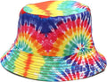 Mashiaoyi Unisex Print Double-Side-Wear Reversible Bucket Hat
