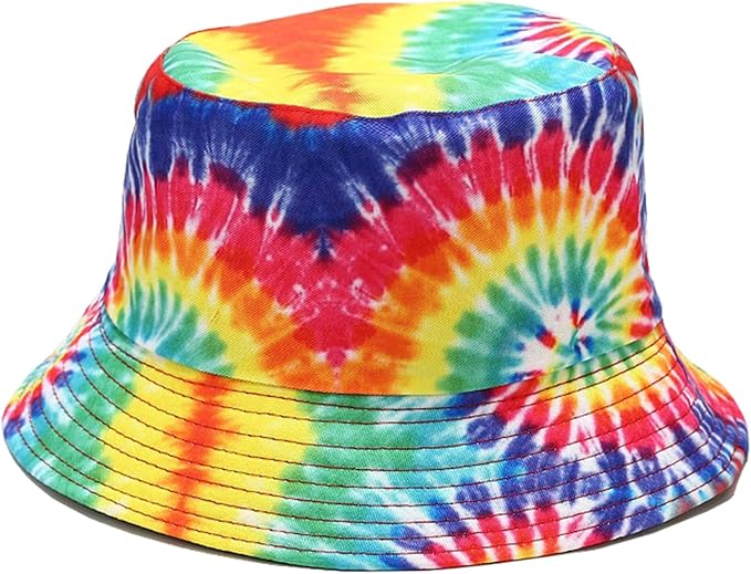 Mashiaoyi Unisex Print Double-Side-Wear Reversible Bucket Hat