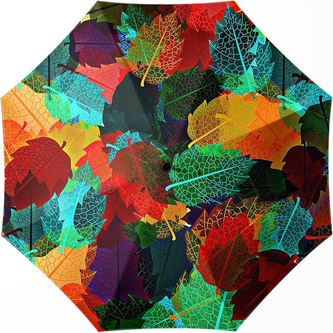 Small Compact Travel Automatic Folding Umbrella for Women, Portable Lightweight, Rain, Wind, UV Sun Shade